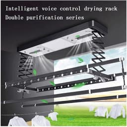 Drying Rack Electric Drying Rack Household Cooling Drying Pile Fully Automatic Balcony Lift Drying Pile - ShopVlot — thumbnail 2