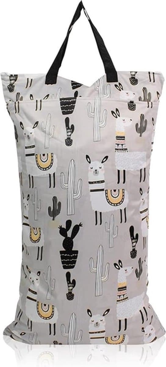 Wetbags kinderdagverblijf, waterdichte tas met dubbele ritssluiting om op te hangen, wasbaar en herbruikbaar, geschikt voor babyluiers, fitness, strand, zwembad, natte zak, Dw05, mode De MHwan Store openen — afbeelding 1