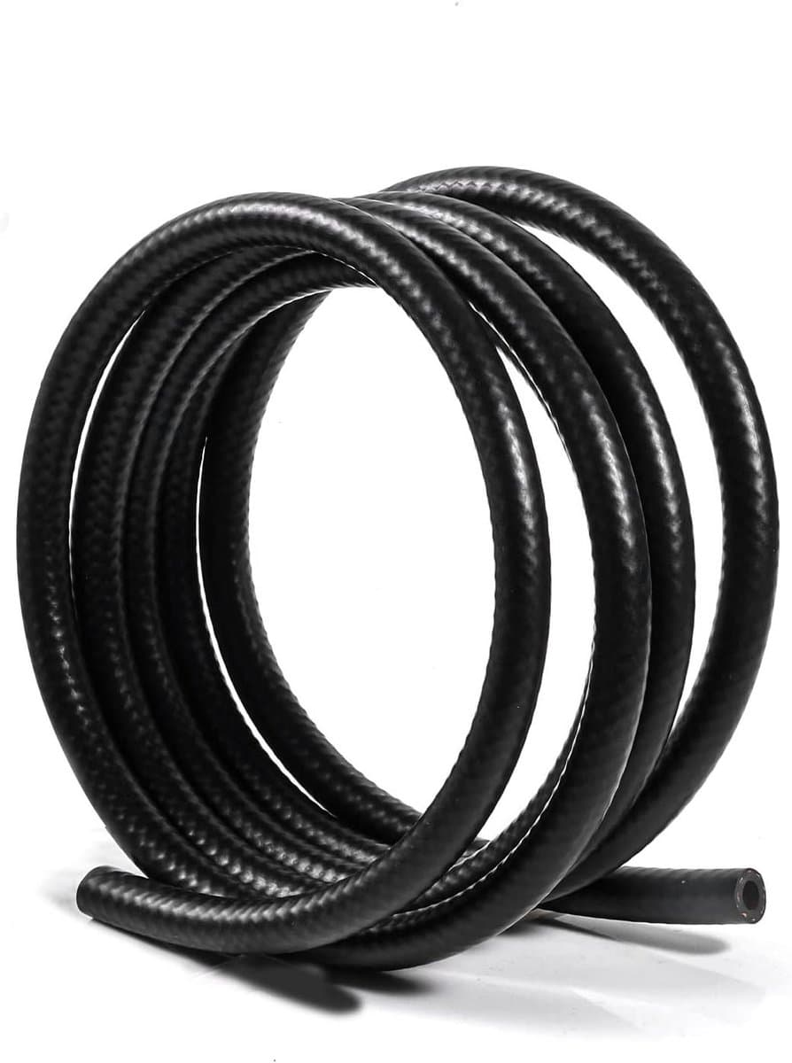 Brandstofleiding - Brandstofslang Benzineslang - Brandstof Transport - Verdikte Pijpwand - 3m Ø 5mm - Zwart — afbeelding 1