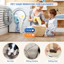 8 stuks dierenhaarverwijderaar wasmachine - pluisballen voor wasmachine - pluisverwijderaar - haarvanger - wasballen tegen dierenharen - pluisvanger voor kleding en beddengoed (meerkleurig) — thumbnail 5