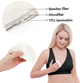 SPHProducts - Wasbare Borstkussens - Herbruikbare Biologische Bamboe — thumbnail 2