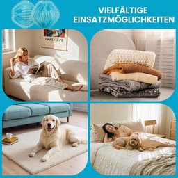 SnelShoppen - Dierenhaarverwijderaar 8 Stuks - Herbruikbare Pluisballen voor Wasmachine - Haarvanger tegen Dierenharen - Pluisvanger voor Kleding en B — thumbnail 2