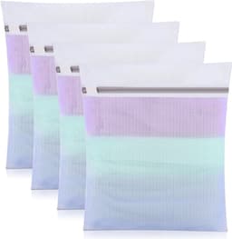 SnelShoppen - 4 Stuks Wasnet voor Wasmachine, 30 x 40cm Waszak met Rits voor Kleding, Ondergoed, Babykleding, Delicate Kleding Bescherming — thumbnail 1