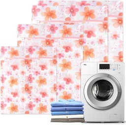 Set van 4 Waszakken in Diverse Maten met Rits voor Ondergoed, Kleding en Babykleding — thumbnail 1