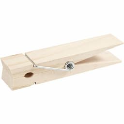 Houten wasknijper extra groot | Stevige houten knijper | 15 x 3,5 cm | 2x1 stuk — thumbnail 2