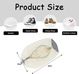 Waszak voor schoenen, wasmachine, 360°-reiniging, schokabsorberend en geluidsabsorberend, meervoudige bescherming - ShopVlot — thumbnail 4