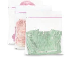 Set van 3 Wasnetten voor de Wasmachine, Ideaal voor Kleding, Sweaters en Sokken (50 x 60 cm)