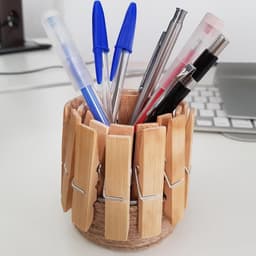 400 Stuks Houten Wasknijpers 6 cm - Duurzame Mini Clips voor Was, Kantoor, Foto's en Creatieve Projecten — thumbnail 3