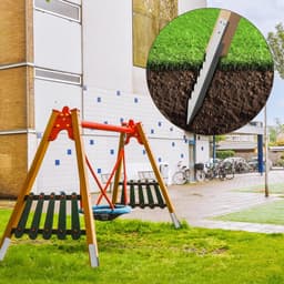 SnelShoppen - Ground Anchors voor Schommels, Tuin, Windbestendig, Kinderschommels, 420 mm, Galvaniseerd Staal, Hoogwaardig en Duurzaam — thumbnail 3