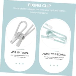 Wasknijpers - Waslijn Clips - Kleding Drogen - Winddicht Ontwerp - 10x3.80x1.00CM - Wit — thumbnail 5
