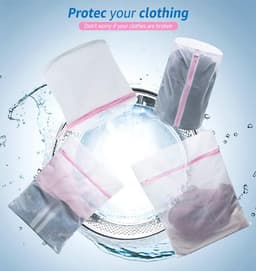 Thijox - Boxlegend waszak voor wasmachine, set van 5, waszakken met ritssluiting voor beha, sokken, ondergoed, babykleding, schoenen en reizen, hoogwa — thumbnail 2