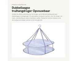 Dailygoods- Truihangdroger Dubbellaags - Opvouwbaar Droogrek