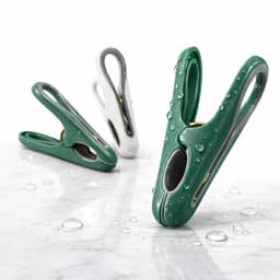 Dailygoods- Wasknijpers Kunststof - 40 Stuks - Windbestendig - Robuust - Stabiel - Soft Grip - Voor Waslijn/Wasknijpermandje - Wasgoedklem — thumbnail 5