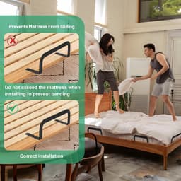 Dailygoods- Matrashouder Antislip - Matrasbeugel - Matrasstabilisatoren - Matrasstoppers - Geschikt voor matrassen 10-30 cm - Robuust met afgeronde hoeken — thumbnail 5