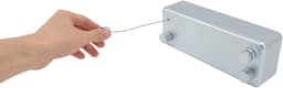 Wall Mounted Tumble Dryer Retractable 4.2 m Stainless Steel Double Line with Tension Function for Balcony, Garden - ShopVlot — thumbnail 2