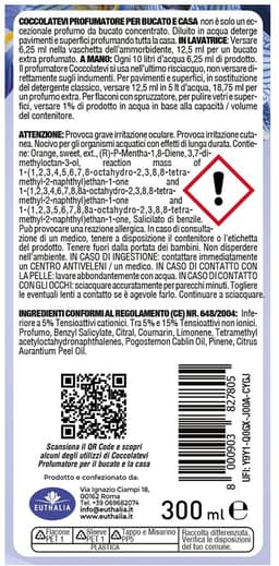 SnelShoppen - COCCOLATEVI Wasparfum l'Original, 3 flessen van 300 ml, wasessence voor was- en drooggeur, huisparfum en vloerreiniger — thumbnail 5