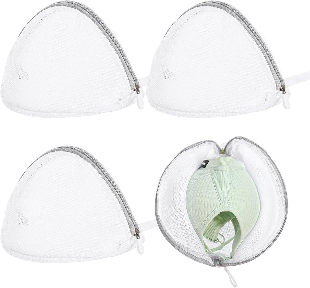 Wasnet voor beha's - set van 4 - polyester - beschermt delicate kleding - ideaal voor wasmachine - ShopVlot — afbeelding 1