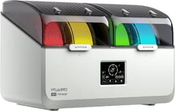 Filament Droger - Spoelen Droger - 3D Printen Onderhouden - Vier Spoelen Capaciteit - 45 cm Breed - Grijs — thumbnail 1