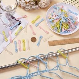 120 stuks winddichte hangerbevestigingen 57x12 mm kleurrijke siliconen hangergespen 4 kleuren winddichte kledinghangerstriphaak voor buiten waslijn reizen hangende kleding — thumbnail 3