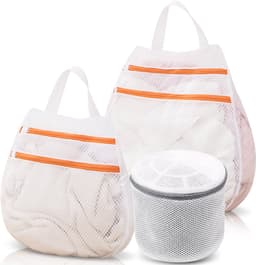 Wäschesack-Wäschenetz-für-Waschmaschine-3er-Set-Wäschebeutel-Waschbeutel-BH-Wäschenetz-Feinwäsche-Netzbeutel-Schutzbeutel-für-Kleidung-Socken-Unterwäsche-Waschzubehör — thumbnail 1