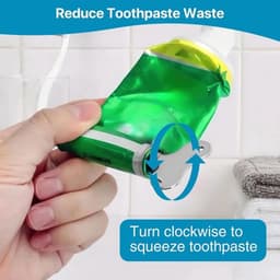 Buisknijper Roestvrij Staal - 8 Stuks - Tandpasta/Crème/Verf Knijper - Sleuteldispenser - Waterdicht - Eenvoudig te Gebruiken - Tandpastaknijper — thumbnail 3