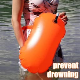 Swim Bubble, droogzak, boei zwemmen | 20L Waterdichte Veiligheidszwemboei voor Open Water en Triatlon — thumbnail 2