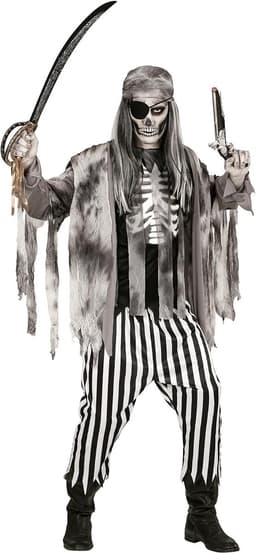 WIDMANN MILANO Party Fashion - Kostuum spookschip piraat, piraat, geest, vrijbuiter, horror, Halloween, carnavalskostuums — thumbnail 5