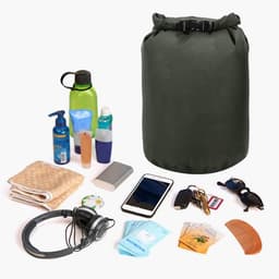 Droge zak drijvende waterdichte tas 5 l 20 l 50 l voor varen kajakken, wandelen snowboarden camping rafting vissen backpacken, PVC Outdoor Opvouwbare vat Dry Bag Opslag Dragen (50L), Print — thumbnail 3