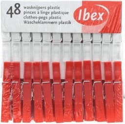 Wasknijpers gekleurd - 192x stuks - plastic wasgoedknijpers - Knijpers/wasspelden voor wasgoed — thumbnail 2