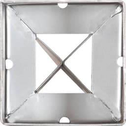 vidaXL - Grondpinnen - 6 - st - 9x9x90 - cm - gegalvaniseerd - staal - zilverkleurig — thumbnail 2