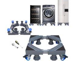 Washing Machine Foot Adjustable 41cm-64cm Stand With Casters And Adjusting Legs - Suitable For Large Items