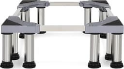 Wasmachine verhoger - Onderstel met 12 zware lasten - Hoogte 237 tot 264 cm - Uitschuifbare sokkel - Platform voor wasmachine en droger - Koelkast - Houdt tot 300 kg Wasmachine verhoger — thumbnail 1