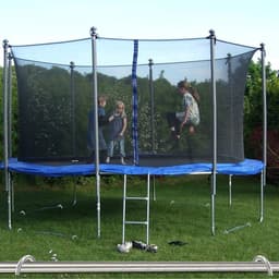 Grondanker hond Trampoline Kit 12 Inch 8 Stks U Type Sharp Ends Trampoline Pinnen Gegalvaniseerd Staal Ground Pegs Heavy Duty Voetbal Net Pegs Swing Pegs Trampoline Veiligheid Pins Grondanker hond — thumbnail 2