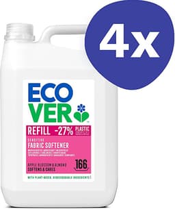 Ecover Wasverzachter Appelbloesem & Amandel 166 Wasbeurten - 4 x 5 liter - Voordeelverpakking — thumbnail 3