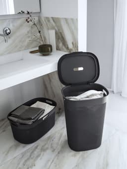 Curver Filo Wasmand met deksel 55L - 2 stuks - Antraciet — thumbnail 3