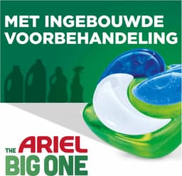 Ariel 3in1 Wasmiddel Pods The Big One Alpine - 4 x 15 stuks - Voordeelverpakking — thumbnail 3
