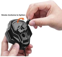 Intrekbare Waslijn - Draagbare Lijn - Buiten Drogen - Zware Belastbaarheid - 9 Meter Lengte - Zwart — thumbnail 4
