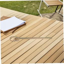 Hondenanker met Oog - Grondpen Anker - Huisdier Vastzetten - Weerbestendige Constructie - 23 cm - Goudkleurig — thumbnail 4