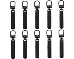 NUOBESTY Metal Zipper Pullers 10 Pack Zier Zipper Pullers For Zipper Repair Kit Easy Installation For Shoes And Bags