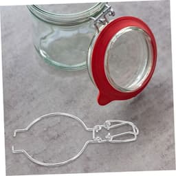 Afsluitklemmen Potten - Deksels Sluitingen - Voedsel Bewaren - Innovatief Veerontwerp - 5 Stuks - Zilverkleurig — thumbnail 2