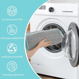 Set van 2 Schoenwaszakken voor de Wasmachine, Herbruikbaar en Geschikt voor Alle Schoenen en Maten, Grijs, Ideaal voor Sneakers en Laarzen — thumbnail 4