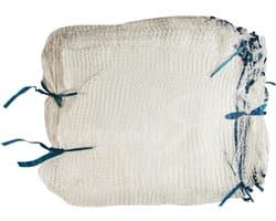 Ritselzakken - Opbergzakken - Groenten en fruit - Ademend en belastbaar - 30 x 50 cm - Wit — afbeelding 1