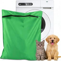 Waszak voor Huisdieren 65 cm x 70 cm - Haarvanger voor Honden, Katten en Konijnen, Fijnmazige Waszakken met Verborgen Rits voor de Wasmachine, Ideaal voor Dierenharen — thumbnail 1