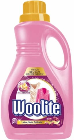 Woolite Delicate - Vloeibaar Wasmiddel - Met Keratine - Gekleurde Was - 25 Wasbeurten - 1,5L — thumbnail 3