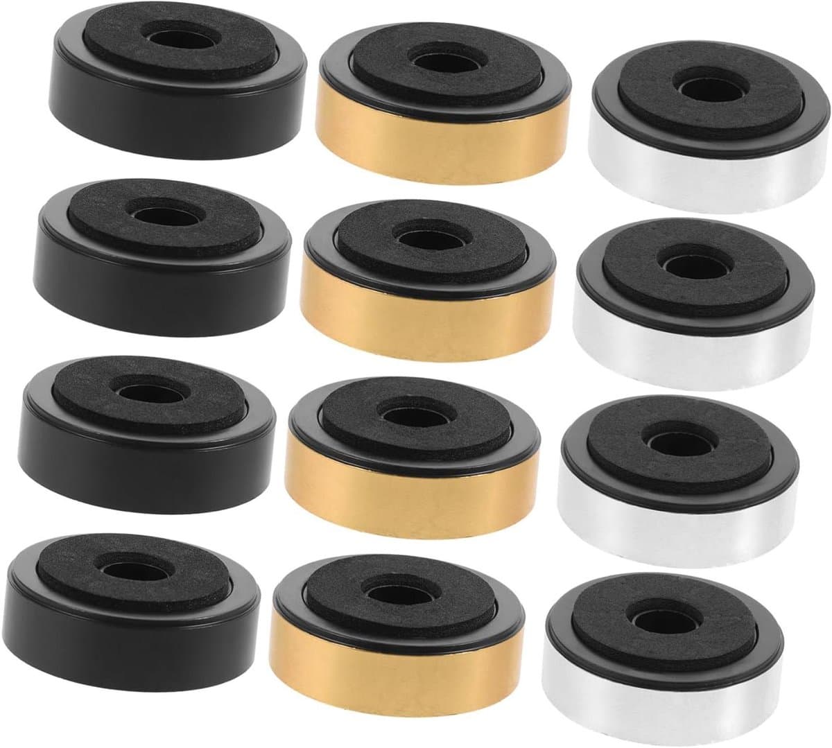 Luidspreker Isolatie Pads - Audio Dempers - Geluid Verbeteren - Schokabsorberend Ontwerp - 12 Stuks - Diverse Kleuren — afbeelding 1