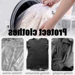 Extra grote waszakken XXL - 70 x 90 cm wasnet voor shirts, jassen, dekens en beddengoed met trekkoord sluiting — thumbnail 4