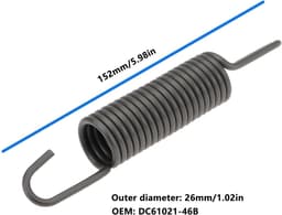 Dailygoods - Wasmachine Ophangingsbeperkingsveer Compatibel met Samsung ECO Bubble — thumbnail 3