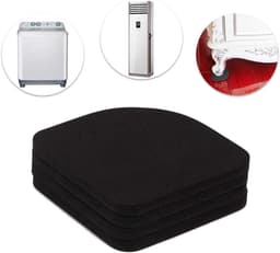 BYFRI 4pcs Absorbent Washer Pads Rubber Mats Universal Silent Feet Anti-vibration Pads for Washing Machine Dryer Fridge — thumbnail 2