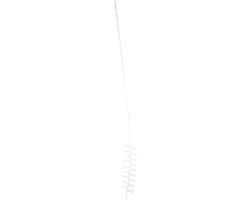 Wasmachine Reinigingsborstel - Drogerborstel Ventilatieborstel - Lint Verwijderen - Flexibele Borstelkop - 59 x 4 x 2 cm - Wit
