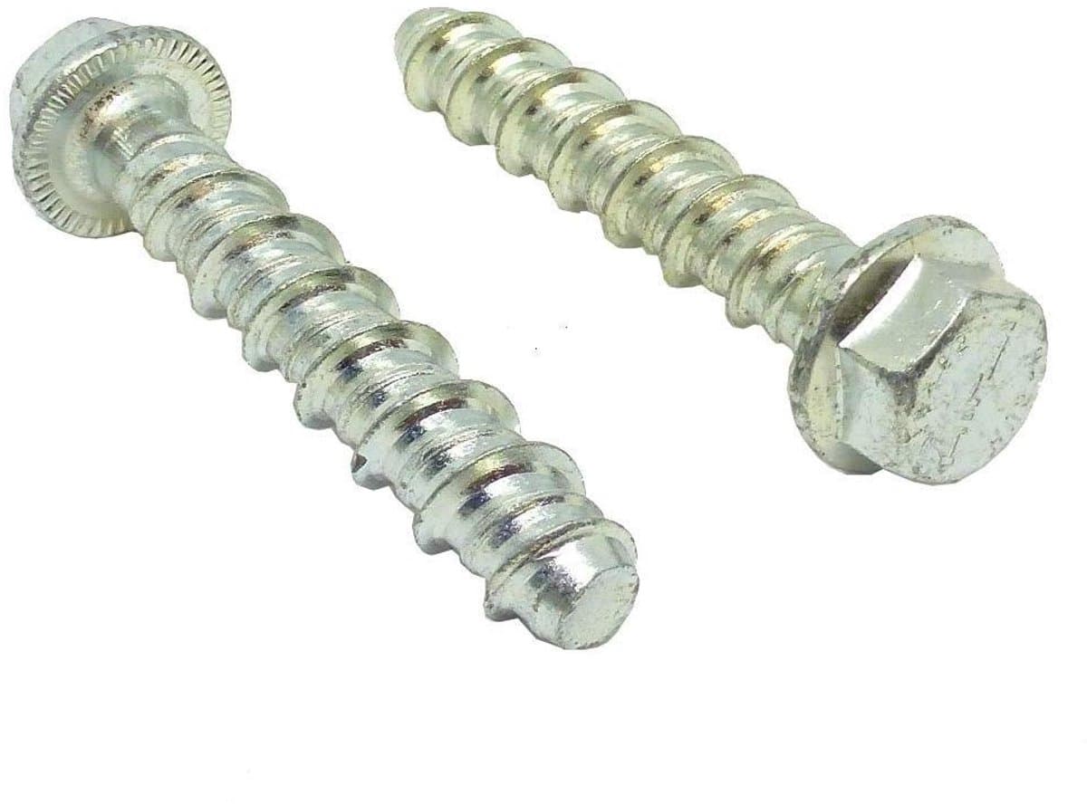 Stalen Schroefanker - Betonanker Verzinkt - Zware Bevestiging - Gelegeerd Staal - 125x200 mm - Zilverkleurig — afbeelding 1